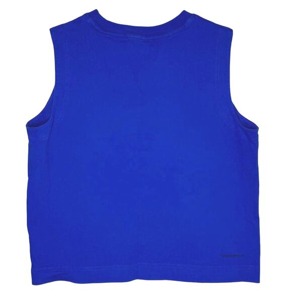 Alaskan Hardgear Shirt Womens Medium Blue Crop Muscle‎ Tee Workout Athleisure - Picture 2 of 7